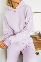 New Tracksuit Women Elegant Solid Suits Fleece Warm Hoodies