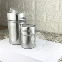 Stainless Steel Sprinkle Cinnamon Sugar Bottle Cafe