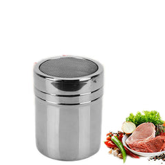 Stainless Steel Sprinkle Cinnamon Sugar Bottle Cafe