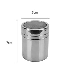 Stainless Steel Sprinkle Cinnamon Sugar Bottle Cafe