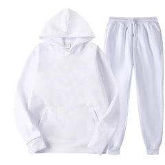 New Tracksuit Women Elegant Solid Suits Fleece Warm Hoodies