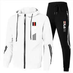 Autumn and Winter Zippered Sweatshirts  Sportswear Pants