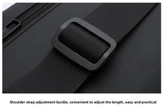 Men's Anti theft Lock Chest Bag with USB Charging Shoulder Strap