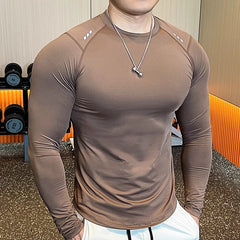 Men Compression Running T-shirt Fitness Tight Shirts