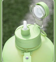 Sports Water Bottle With Straw Large  Water Bottle