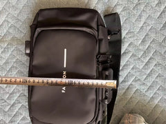 Men's Anti theft Lock Chest Bag with USB Charging Shoulder Strap