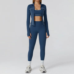 Yoga Set Sports Outfits Women Clothes Fitness Tracksuit