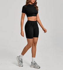 Women's Yoga Sets Sports Fitness Tight Splicing Training Sets