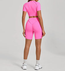 Women's Yoga Sets Sports Fitness Tight Splicing Training Sets