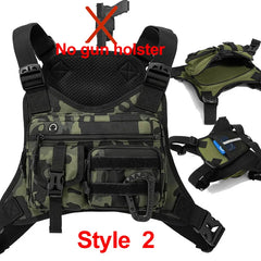 Camping Front Chest Vest  Backpack Running Bag Pack