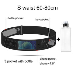 Running Belt Waist Bag with Water Bottle Women Accessories