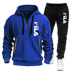 Two sets new fashionable men's sportswear sweatshirt