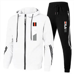 Autumn and Winter Zippered Sweatshirts  Sportswear Pants