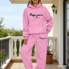 Simple Women's Sleeved Sportswear Sports Hoodie