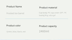 Sports Water Bottle With Straw Large  Water Bottle