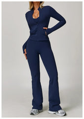 Yoga Suit Sports Set Gym Set Women Tracksuit Yoga Clothing