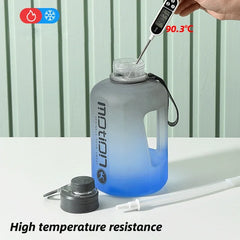 Sports Water Bottle With Straw Large  Water Bottle