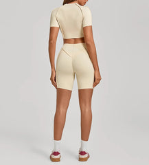 Women's Yoga Sets Sports Fitness Tight Splicing Training Sets