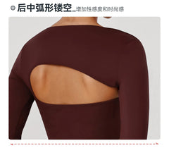 Naked Yoga Sets Women Hollow Leggings Gym Fitness Suits