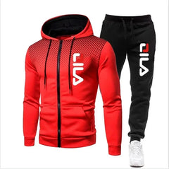 New autumn and winter men's  hoodie + pants set