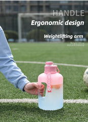 Sports Water Bottle With Straw Large  Water Bottle