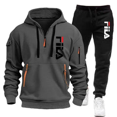 Two sets new fashionable men's sportswear sweatshirt