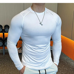 Men Compression Running T-shirt Fitness Tight Shirts
