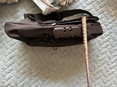 Men's Anti theft Lock Chest Bag with USB Charging Shoulder Strap