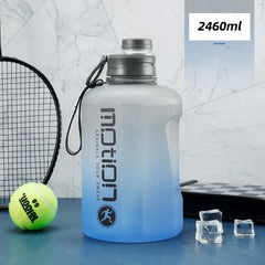 Sports Water Bottle With Straw Large  Water Bottle