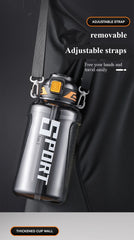 Large Capacity Sports Water Bottle Portable Travel Gym