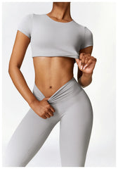 Yoga Set Women Gym Clothing Fitness Workout Set Suits