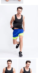 New sports fitness set sports shorts vest Gym Fitness Suits set