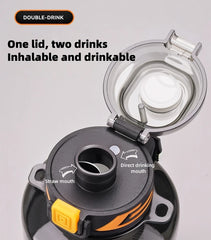 Large Capacity Sports Water Bottle Portable Travel Gym