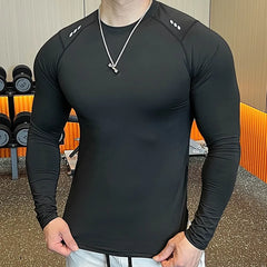 Men Compression Running T-shirt Fitness Tight Shirts