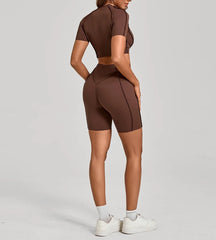 Women's Yoga Sets Sports Fitness Tight Splicing Training Sets