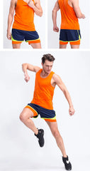 New sports fitness set sports shorts vest Gym Fitness Suits set