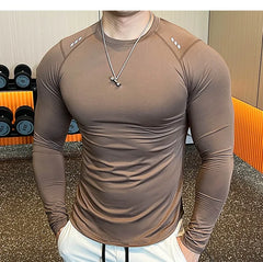 Men Compression Running T-shirt Fitness Tight Shirts