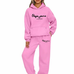 Simple Women's Sleeved Sportswear Sports Hoodie