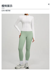 Jacket Yoga Sets Women  Shirts Hip Lifting Leggings Gym Set