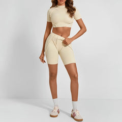 Women's Yoga Sets Sports Fitness Tight Splicing Training Sets