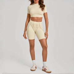 Women's Yoga Sets Sports Fitness Tight Splicing Training Sets