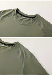 Men Compression Running T-shirt Fitness Tight Shirts