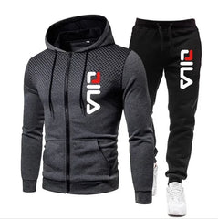 New autumn and winter men's  hoodie + pants set