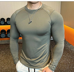 Men Compression Running T-shirt Fitness Tight Shirts