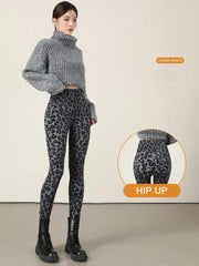 Autumn Winter Thin Velvet Fashion  Leggings Yoga Pants