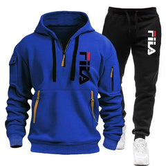 Two sets new fashionable men's sportswear sweatshirt