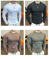 Men Compression Running T-shirt Fitness Tight Shirts