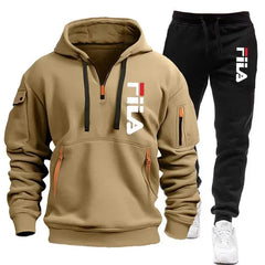 Two sets new fashionable men's sportswear sweatshirt