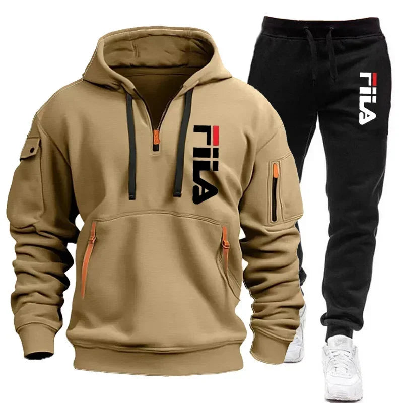 Two sets new fashionable men's sportswear sweatshirt