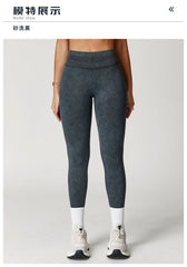 Leggings Sand Washed Yoga Pants Women Push Up Gym